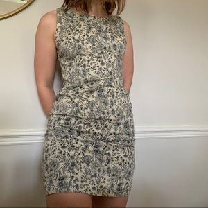 Floral Forever 21 Dress with keyhole back detail